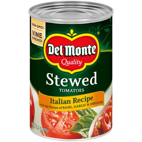 Del Monte Original Stewed Tomatoes Italian Recipe Vitamin C Rich 14 5