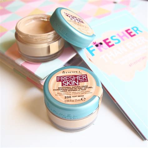 Lily not Louise: Rimmel Fresher Skin Foundation in Soft Beige and True ...