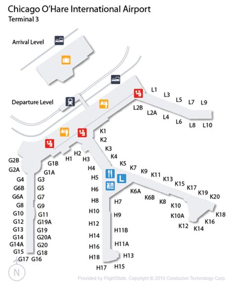 Chicago Ord Airport Terminal Map