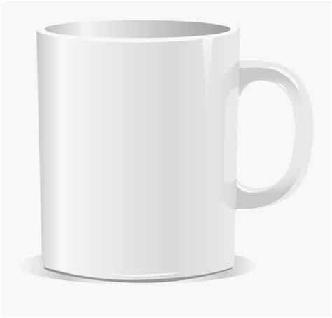 Cup,clip Art,material - Vector White Coffee Mug Png , Free Transparent ...