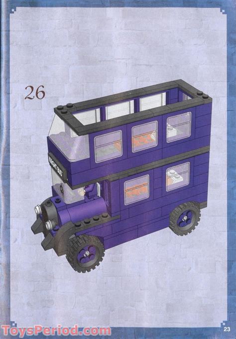 LEGO 4755 Knight Bus Instructions and Parts List