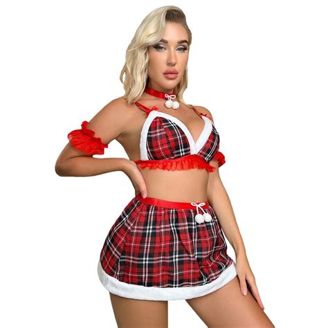 VBARHMQRT Valentine Lingerie For Women Set Fun Lingerie Christmas Dress