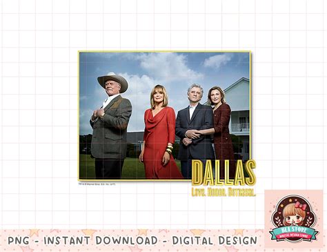 Dallas TV Series Cast png, instant download, digital print - Inspire Uplift