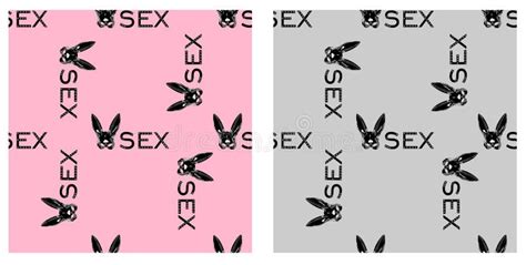 A Set Of Patterns Sex Shop Wrapping Paper Packaging Design Digital