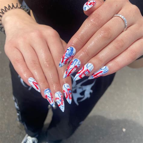 Fun Nails Pretty Nails Acyrlic Nails Mac Miller Nail Ideas Class