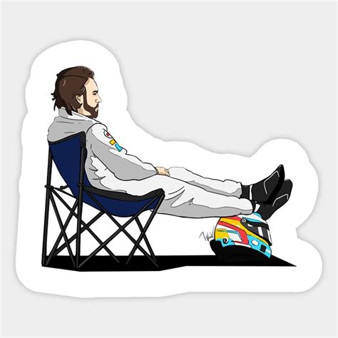 Formula Fernando Alonso Deckchair Cutout By Emphasizeplatycis