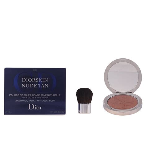 Buy Christian Dior Skin Nude Tan Glow Sun Powder With Kabuki Brush For