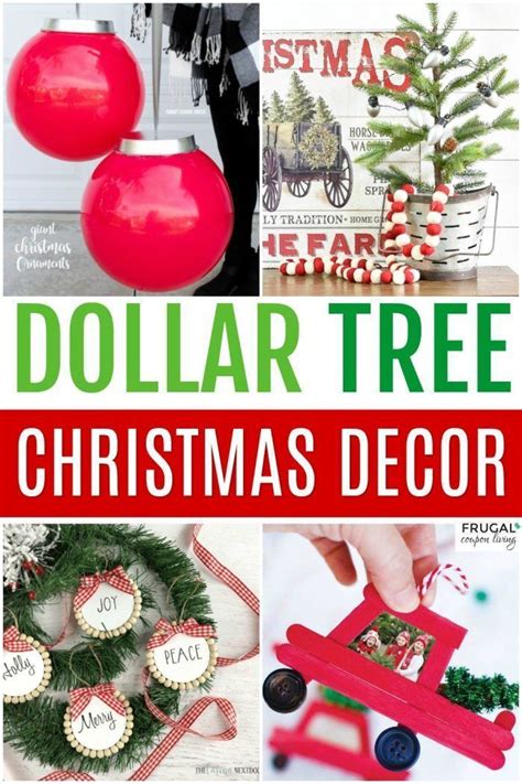 Dollar Store Christmas Decorations DIY Dollar Tree Christmas Crafts