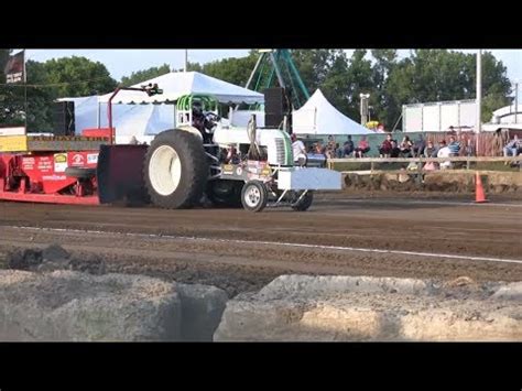 5 500 V8 Hot Rod Tractors TTPA Pulls At Genesee MI 2019 YouTube