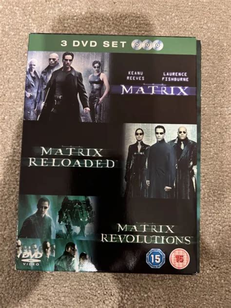 The Matrix Matrix Reloaded Matrix Revolutions Trilogy Dvd