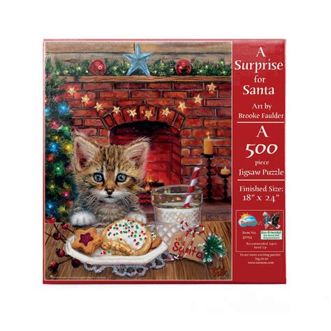 A Surprise For Santa Scratch And Dent 500 Pieces Sunsout Puzzle