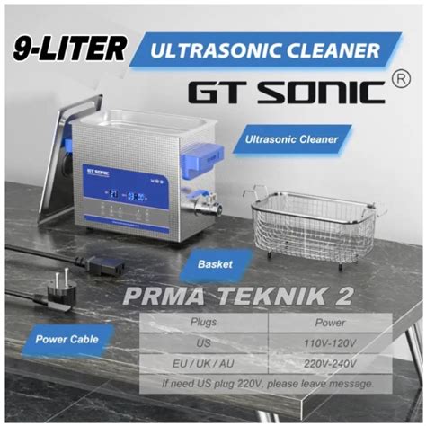 Jual Ultrasonic Cleaner 9 Liter GT SONIC R9 9L Degas Ultrasonik