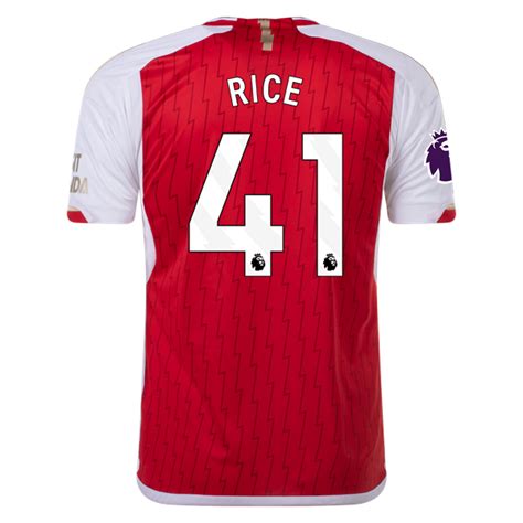 Declan Rice Arsenal 2324 Home Jersey By Adidas World Soccer Shop