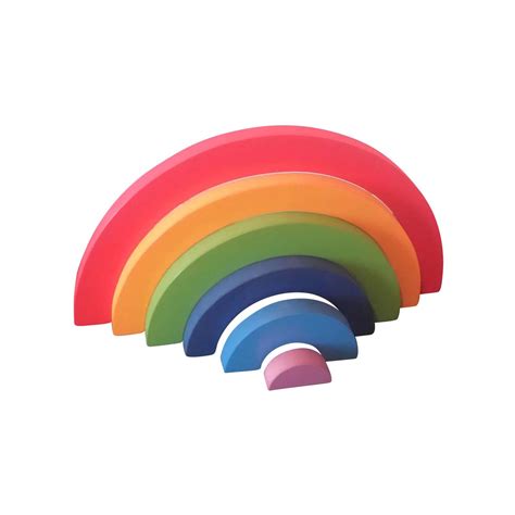 Large wooden rainbow puzzle - Jigzoos Australia | JIGZOOS