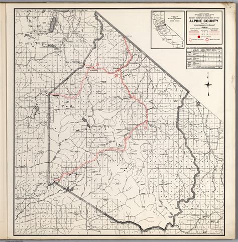 Alpine County Map