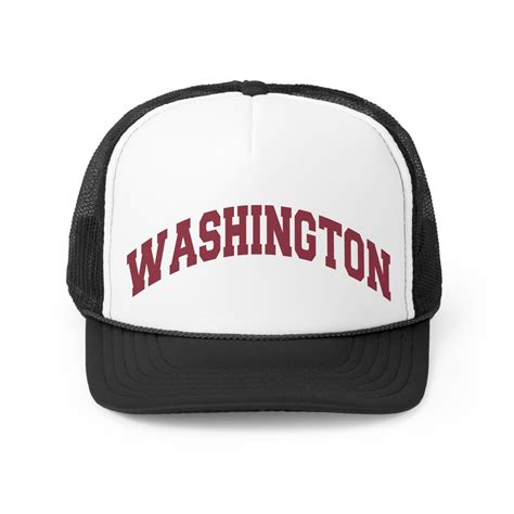 Washington Hat Washington Trucker Hat Washington State Hat - Etsy