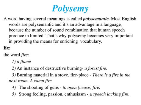 Semasiology is a branch of lexicology - презентация онлайн