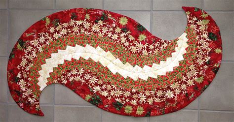 Spiral Bargello Christmas Tablerunner Quilted Table Runners Quilt Patterns Free Pattern