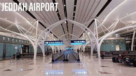 4K Walking In King Abdulaziz International Airport Jeddah Saudi