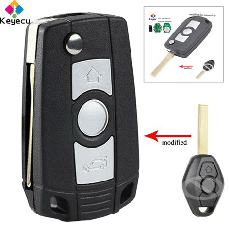 KEYECU EWS Modified Folding Remote Control Key With 3 Button 315MHz