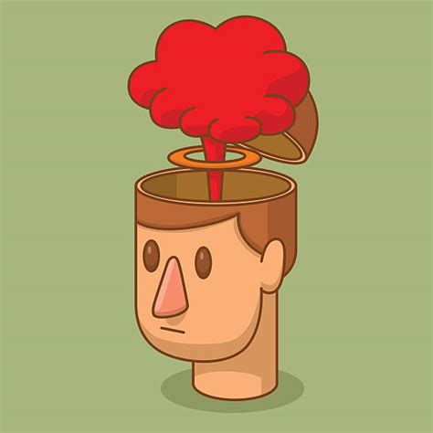 Cartoon Head Exploding Clip Art Vector Images And Illustrations Istock