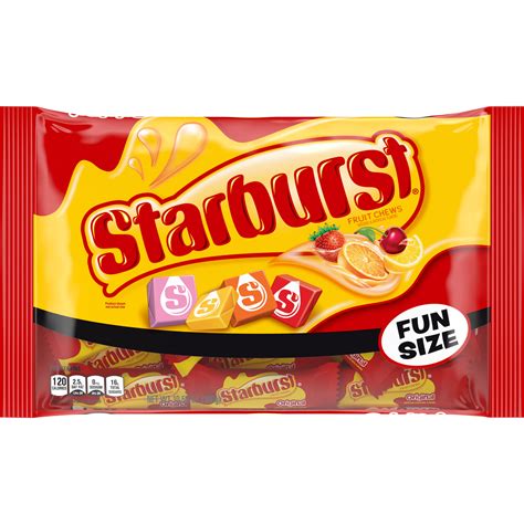 Starburst Original Candy Bag, Fun Size Pieces, 10.58 ounce - Walmart.com