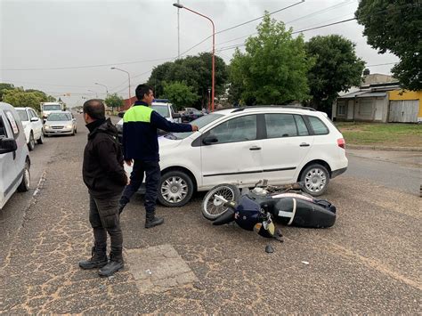 Motociclista Hospitalizada Tras Accidente Lu24