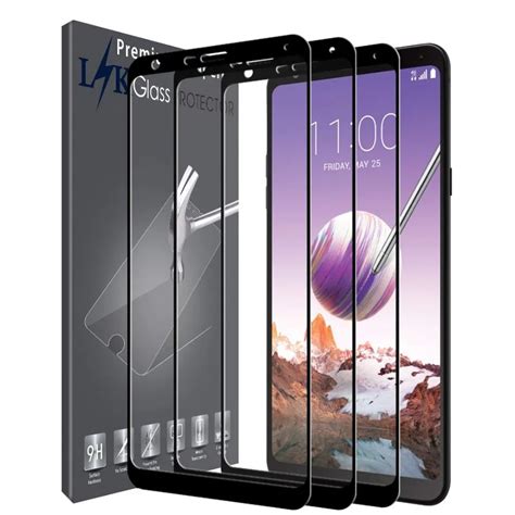 For 3 Pack LK For LG Stylo 4 Screen Protector Full Cover Tempered