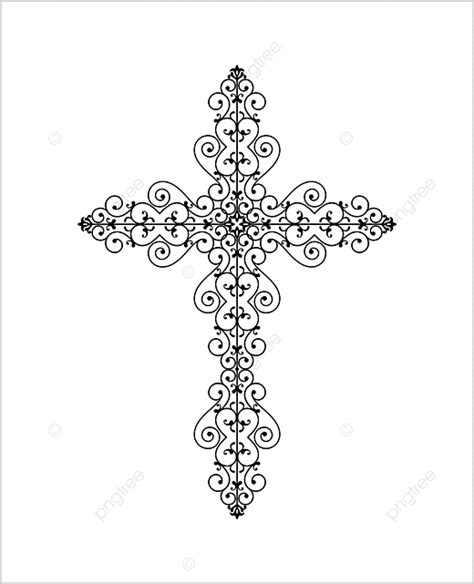 Christliches Kreuz Design Vektorgrafiken Illustration Spiritualit T