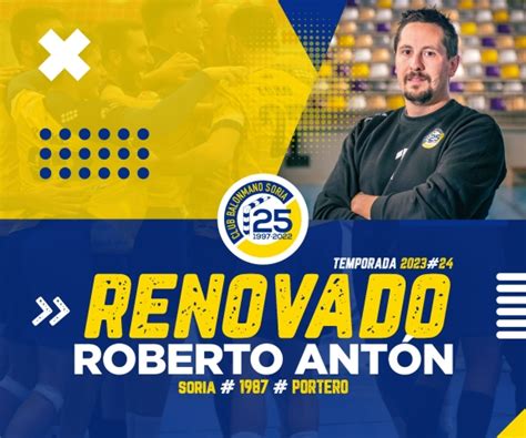 Rober Antón Fernádez renueva una temporada más con el Balonmano Soria