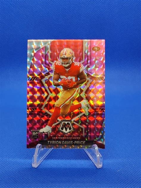 Mosaic Tyrion Davis Price Pink Camo Rc Ers Rookie Ebay