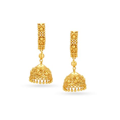 Buy Mesmerising Long Drop Earrings At Best Price Tanishq Us