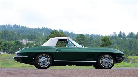 1967, Chevrolet, Corvette, c2 , Convertible, Cars, Green Wallpapers HD ...