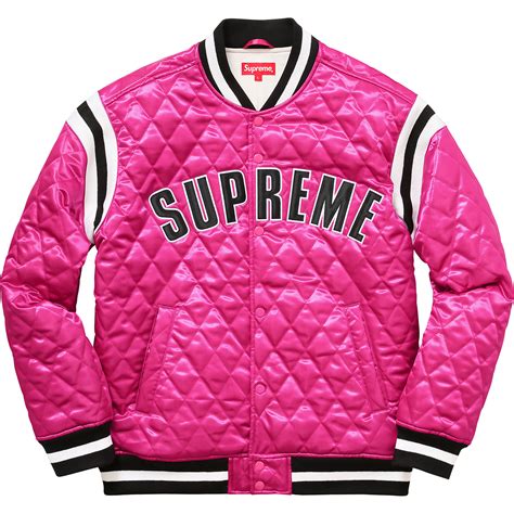 メンズ Supreme Supreme Quilted Satin Varsity Jacketの通販 By Kkoos Shop