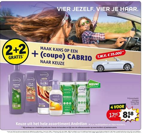 Prijsvoorbeeld Shampoo Iedere Dag 4 X 300 Ml Aanbieding Bij Kruidvat