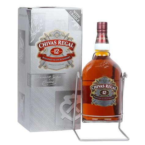 Виски Chivas Regal 12 YO 4,5L + метална нишалка & кутија - AMARO