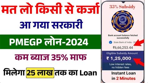 PMEGP Loan Apply Online 2024 Pmegp Loan Kaise Le Pmegp Loan Process