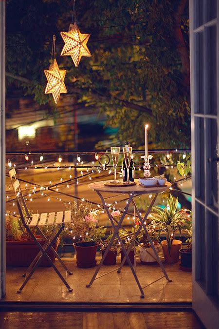 17 ideas para decorar tu balcón o terraza en esta Navidad