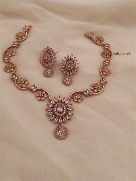 Buy White Stone Necklace Sets Premium Quality South India Jewels