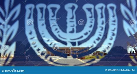 The Israeli Parliament Building in Jerusalem, Israel Editorial ...