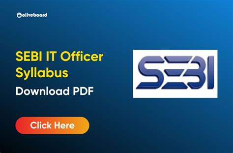 Sebi It Officer Syllabus Sebi It Exam Pattern Get Pdf