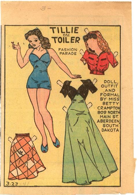 Tillie The Toiler Gabis Paper Dolls