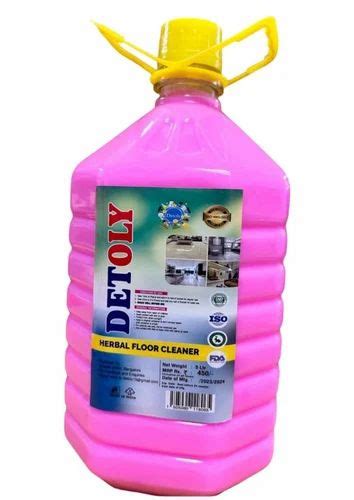 Detoly 5 L Herbal Liquid Floor Cleaner Rose At Rs 100 Bottle In