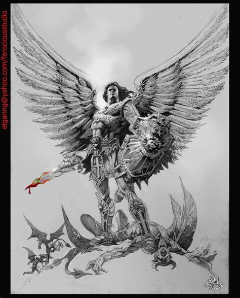 Archangel Michael Tattoo Designs