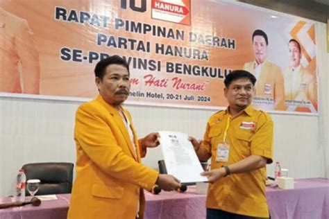 Hanura Resmi Tunjuk Wisnu Hadi Sebagai Waka 1 Ini 3 Calon Pimpinan