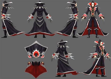 3D League turnarounds, Vladimir Skins (Including chromas + Nightbringer...