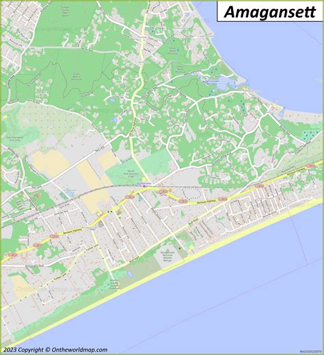 Map of The Hamptons New York - New York The Hamptons Map Long Island