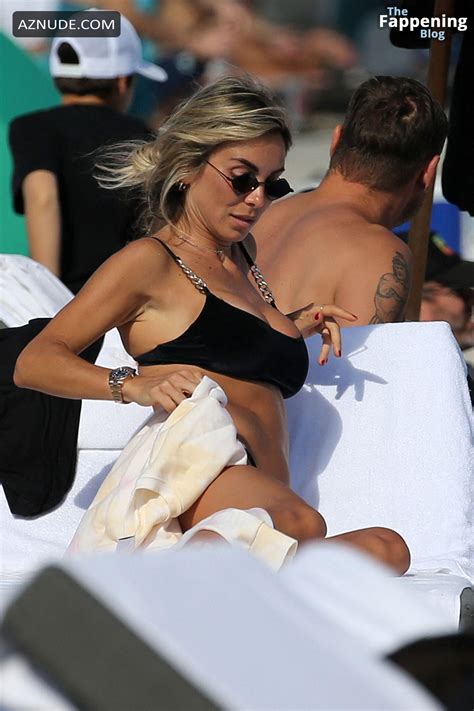 Noemi Bocci Sexy Photos Showing Off Her Beautiful Body Wearing A Hot Black Bikini At The Beach