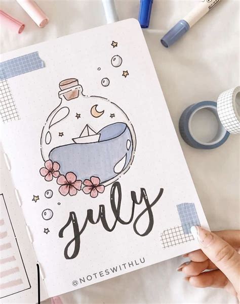 45 Best July Bullet Journal Spreads To Copy Now Atinydreamer Bullet