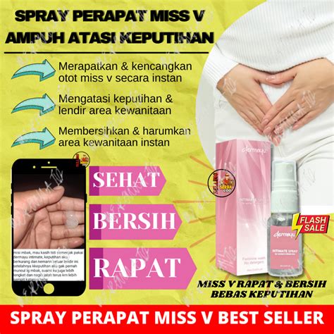 Jual PERAPAT MISS V DERMAYU INTIMATE SPRAY 20ML PARFUM MISS V PERAPAT VAGINA PENGENCANG MISS V